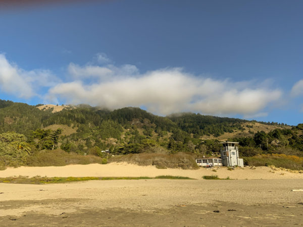 Look back from Stinson Beach